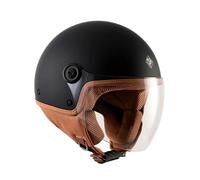 Casque Jet EL'JETTIN 6.0 Noir Mat Tucano Urbano pour Scooter