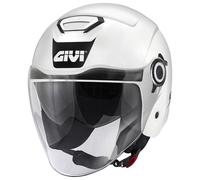 Casque Jet GIVI 12.5 Solide Blanc Brillant