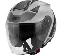 Casque jet GIVI X25 Target titane noir mat taille XL