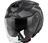 Casque jet GIVI X25 Trace noir mat titane taille XXL