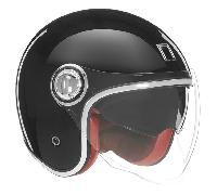 Casque Jet Heritage NOX Noir, taille XL