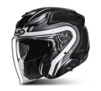 Casque Jet HJC F31 Bask Noir/BlancM Noir,Blanc