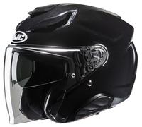 Casque Jet HJC F31 SOLID METAL BLACK