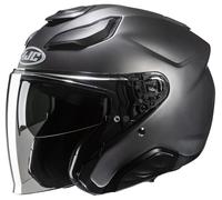 Casque Jet HJC F31 SOLID SEMI FLAT TITANIUM