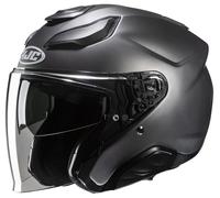Casque Jet HJC F31 SOLID SEMI FLAT TITANIUM