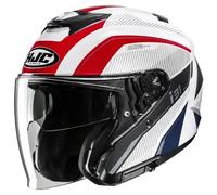 casque jet hjc i31 reno (mc21) - blanc / rouge / bleu XS