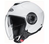 Casque Jet HJC i40N SOLID PEARL WHITE