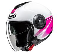HJC, Casque Moto Jet i40N VISION White Pink MC8, XS