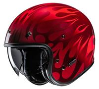 HJC V31 Firo Casque jet, rouge, taille XS 54 55 pour homme