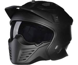 Casque jet hybride BAYARD XP-69 S DRACO noir mat XL