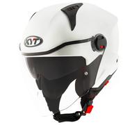 KYT D-City Plain, casque à réaction XS Blanc Mat Blanc Mat