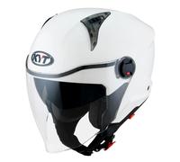 KYT D-City Plain, casque à réaction M Blanc Blanc