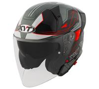 Casque Jet KYT TTR-JET Led Black/Grey