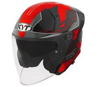 Casque Jet KYT TTR-JET Led Black/Red