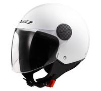 Casque Jet LS2 OF558 Sphere II Blanc BrillantS Blanc Brillant