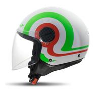Casque Jet LS2 OF558 Sphere Lux II Blanc/Vert/RougeS Blanc,Vert,Rouge