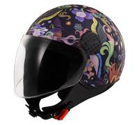 LS2 OF558 Sphere Lux II Bloom Casque jet, multicolore, taille M