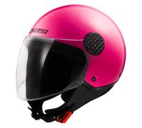 Casque Jet LS2 OF558 Sphere Lux II Fluo RoseL Fluo Rose