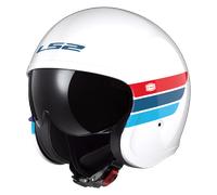 Casque Jet LS2 OF599 Spitfire II Blanc/Bleu/RougeXL Blanc,Bleu,Rouge