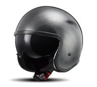 LS2 OF599 Spitfire II Jeans Casque jet, argent, taille XL pour homme