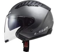 LS2 Helmets Casque moto jet OF600 Copter II Gris 2XL