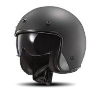 Casque Jet LS2 OF601 Bob II Noir MatXL Noir Mat