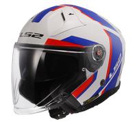 Casque Jet LS2 OF603 Infinity II Blanc/Bleu/RougeL Blanc,Bleu,Rouge