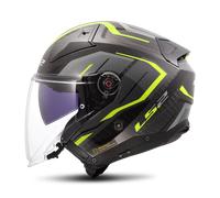 LS2 OF603 Infinity II Carbon Urus, casque intégral XL Noir/Gris/Jaune Néon Noir/Gris/Jaune Néon