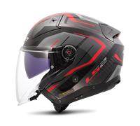Casque Jet LS2 OF603 Infinity II C Rouge3XL Rouge