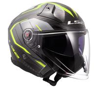 LS2 Helmets Casque jet OF603 Infinity II Carbon Urus Noir 3XL