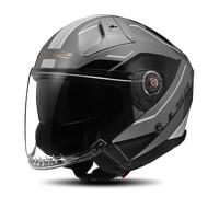 LS2 OF603 Infinity II Casque Jet, gris-blanc, taille M