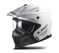 LS2, Casque moto jet modulable DRIFTER Solid Blanc, M