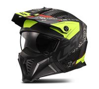 LS2 OF606 Drifter Devor, casque modulaire XL Mat Noir/Jaune Néon Mat Noir/Jaune Néon