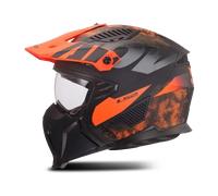 LS2 Helmets Casque OF606 Drifter Gas gris-orange Taille S Homme