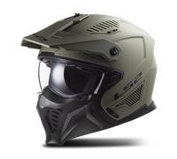 LS2, Casque Moto Jet modulable Drifter Solid Mat Sand, M
