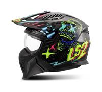 Ls2 Of606 Drifter Rayz Convertible Helmet Noir XS