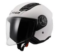 Casque Jet LS2 OF616 Airflow II Blanc brillantS Blanc brillant