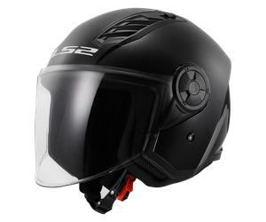 Casque Jet LS2 OF616 Airflow II Noir BrillantS Noir Brillant