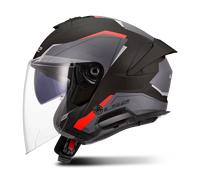 Casque Jet LS2 OF618 Verso II Air Noir/RougeS Noir,Rouge