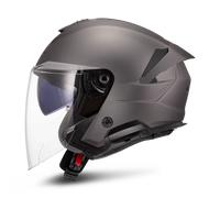 LS2 OF618 Verso II Solid, casque ouvert XXL Gris Mat Gris Mat