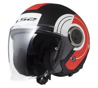 Casque Jet LS2 OF620 Classy Disko Noir/Rouge/BlancM Disko Noir,Rouge,Blanc