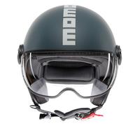 Momodesign FGTR Classic Mono, casque ouvert S Mat Gris Foncé/Blanc Mat Gris Foncé/Blanc