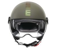 Casque Jet Momodesign FGTR CLASSIC Flip Matt Green/Bronze