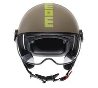MOMO DESIGN CASQUE FGTR CLASSIC MONO MAT - L - CASQUE FGTR CLASSIC MONO MAT - SABLE/VERT
