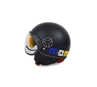Casque Jet Momodesign FGTR Evo Limited Edition Noir Logo déco Taille XXS