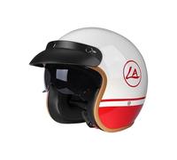 Casque Jet Moto Vintage, Rétro Open Face Bols Casque avec Lunettes VisièRe ntérieur Respirant Fermeture Rapide, Casques Motard Jet 3/4 Certificat ECE, Universel Homme Et Femme B,L=(59-60CM)