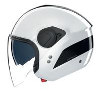 Nolan N20-2 Visor Dolce Vita 348, casque ouvert XL Blanc/Noir Blanc/Noir