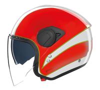 Casque Jet Nolan N20-2 VISOR TRICOLORE 346 Bianco / Verde / Rosso