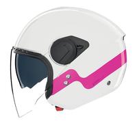 Nolan N20-2 Visor Zefiro Casque à réaction, Blanc/Rose, Taille L (60)
