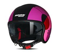 Casque Jet Nolan N21 BICROMO 346 Nero / Viola / Rosso
